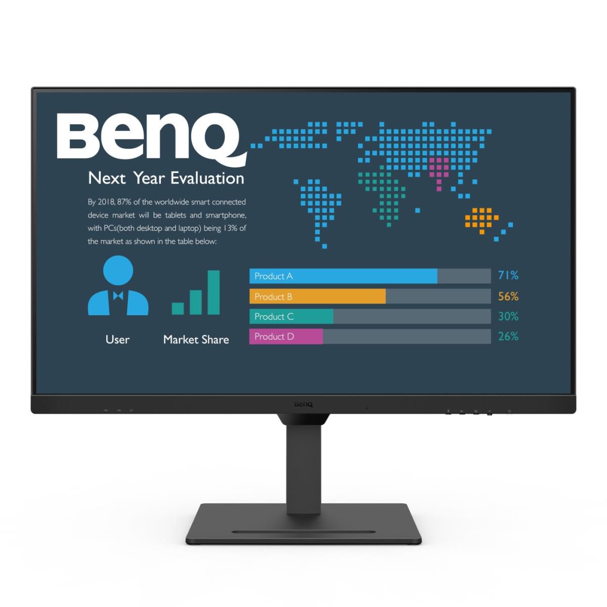 BENQ Desktop USB-c Monitor - BL3290QT - 32in - 2560x1440 (wqhd) - Grey