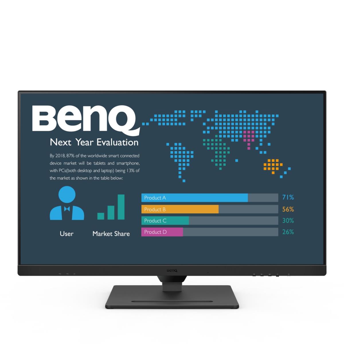 BENQ Desktop USB-c Monitor - BL3290QT - 32in - 2560x1440 (wqhd) - Grey