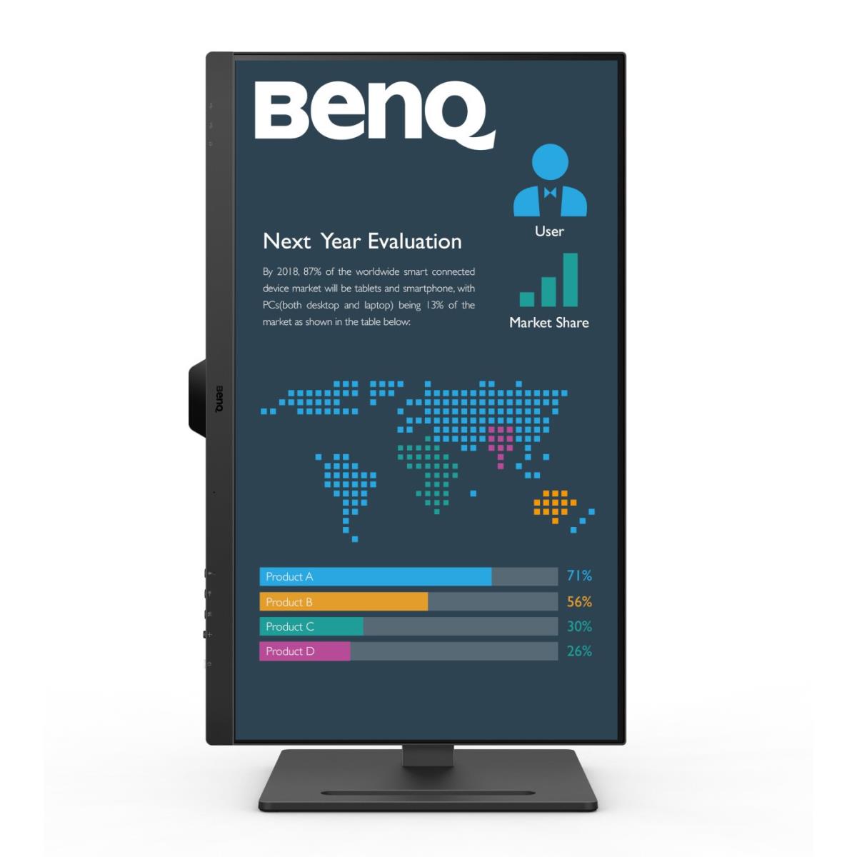 BENQ Desktop USB -c Monitor -  Bl2790qt - 27in - 2560x1440 (qhd) - Black