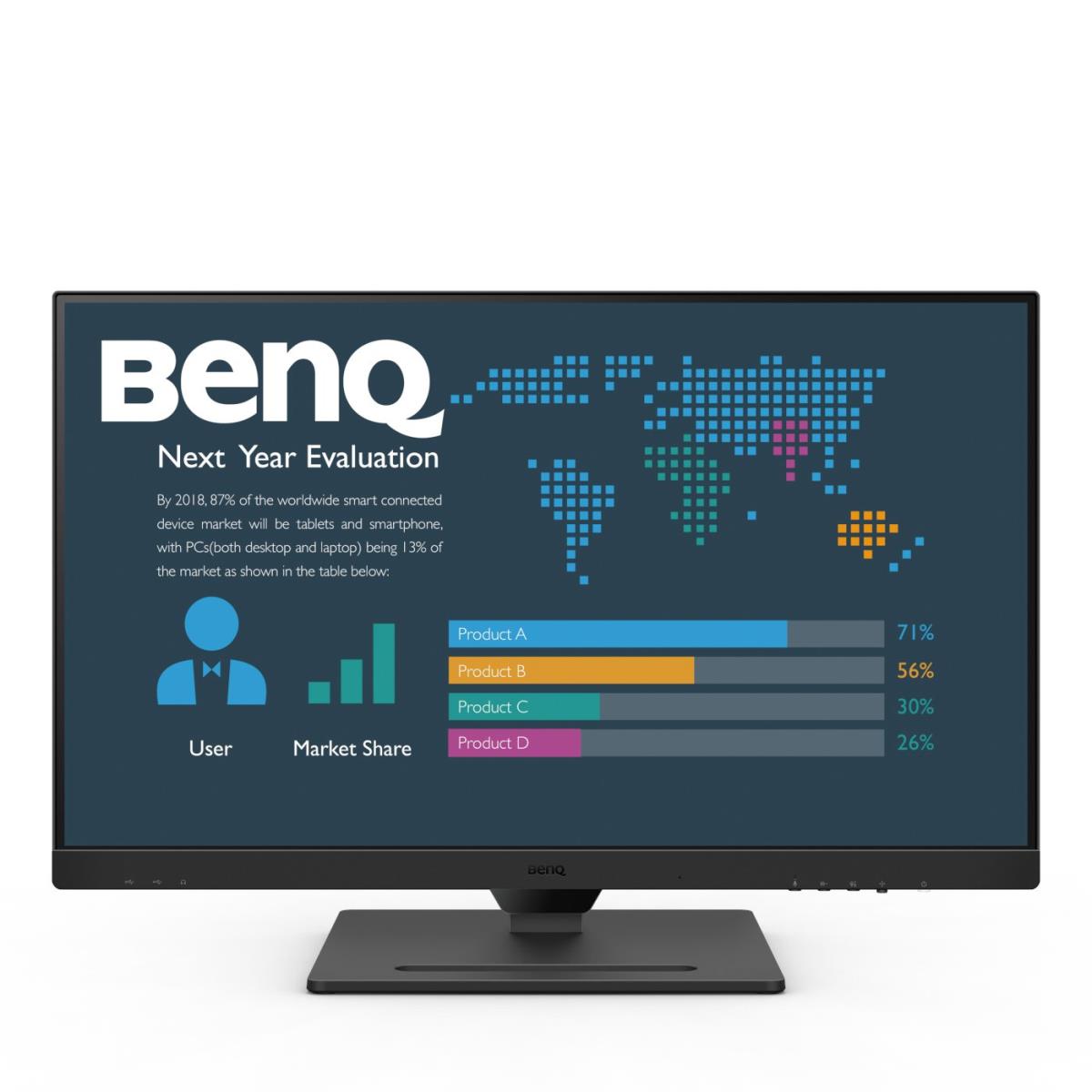 BENQ Desktop USB -c Monitor -  Bl2790qt - 27in - 2560x1440 (qhd) - Black