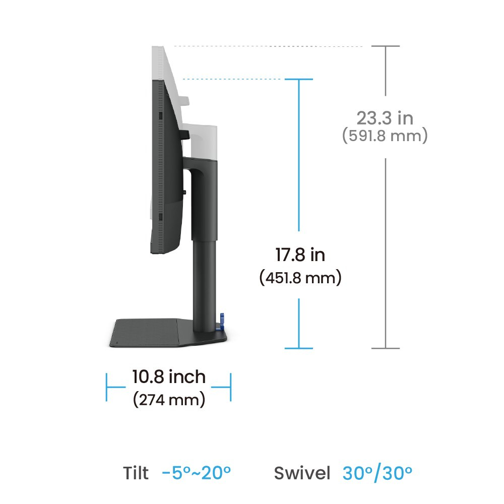 BENQ Desktop Monitor - Sw242q - 24in - 2560x1600 (wqxga) - Black
