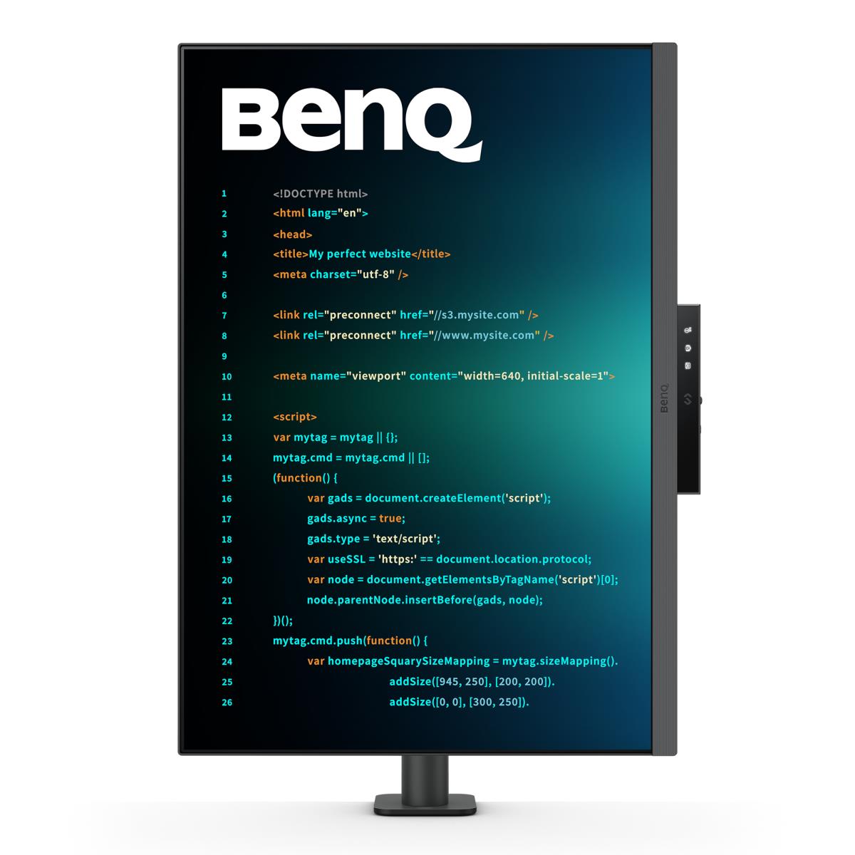 BENQ Desktop Monitor - Rd280ua - 28in - 3840x2560 (4k/uhd) - Black