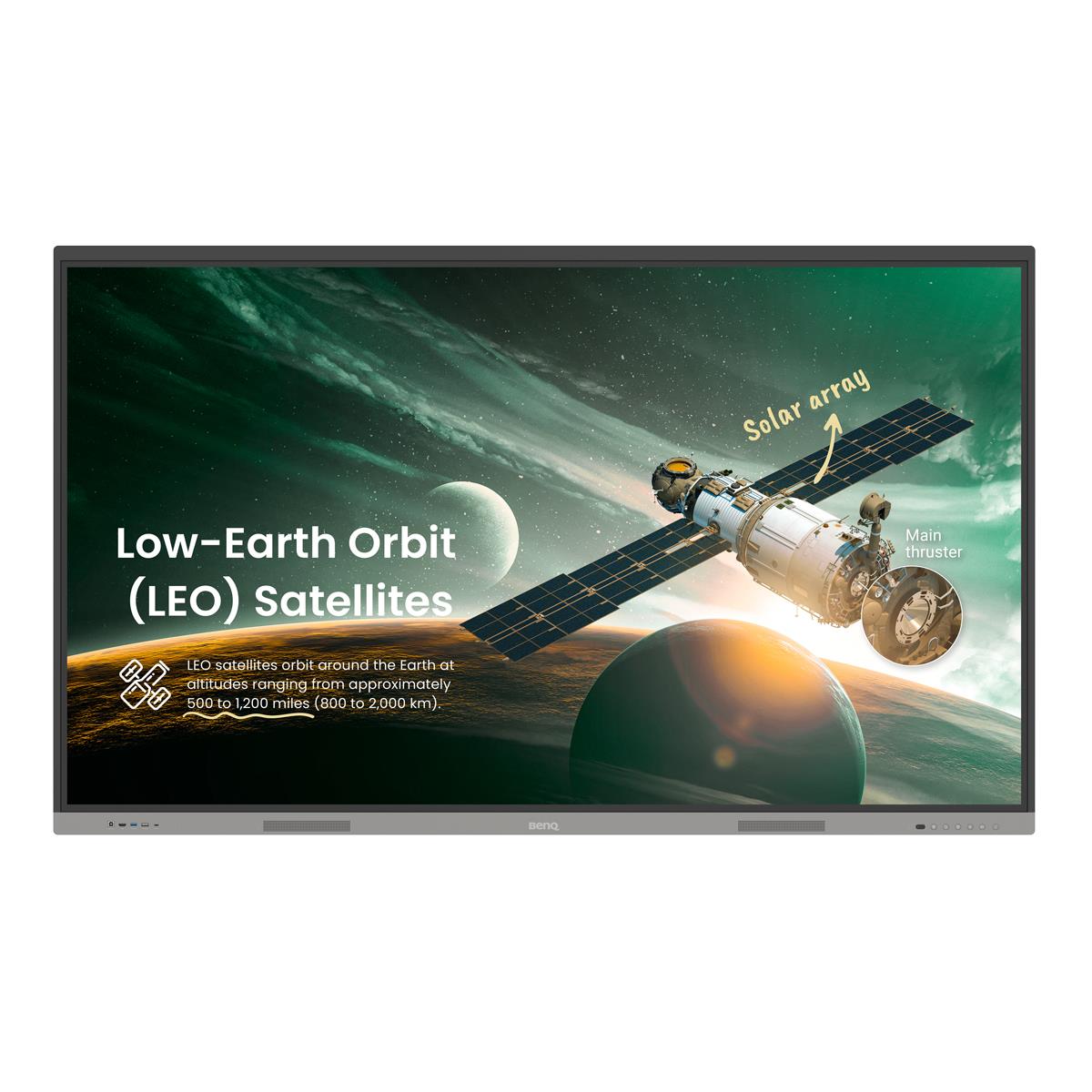 BENQ Interactive Touchscreen - Re7503a - 75in - 3840x2160 (4k/ Uhd) - Android 11