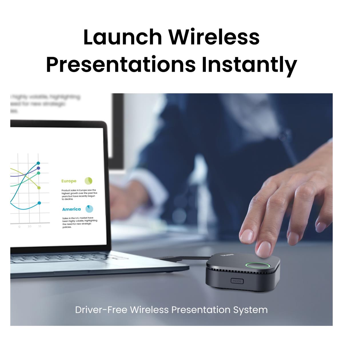 BENQ Wireless Presentation System - Instashow Wdc15