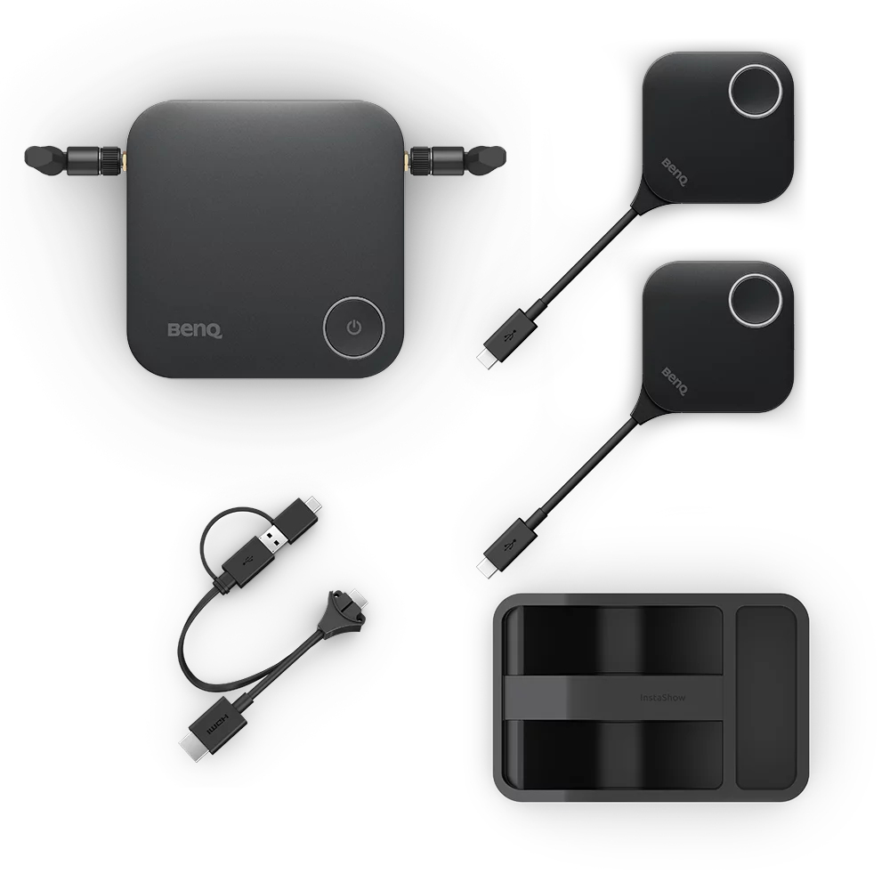 BENQ Wireless Presentation System - Instashow Wdc25 - 4k Byod USB-c / Hdmi Incl. 2x Buttons