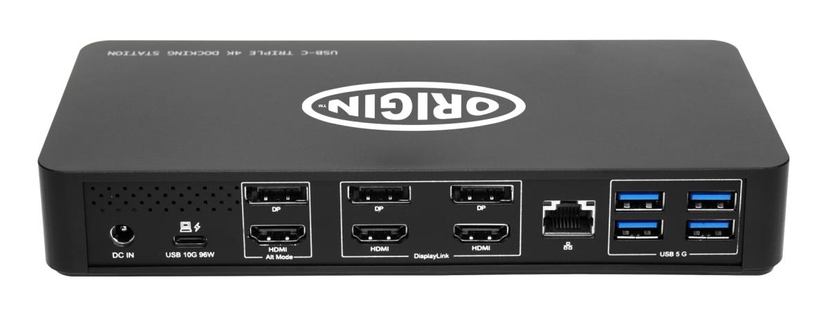 ORIGIN STORAGE Docking Station - Dual Display - USB-c 2.1ch