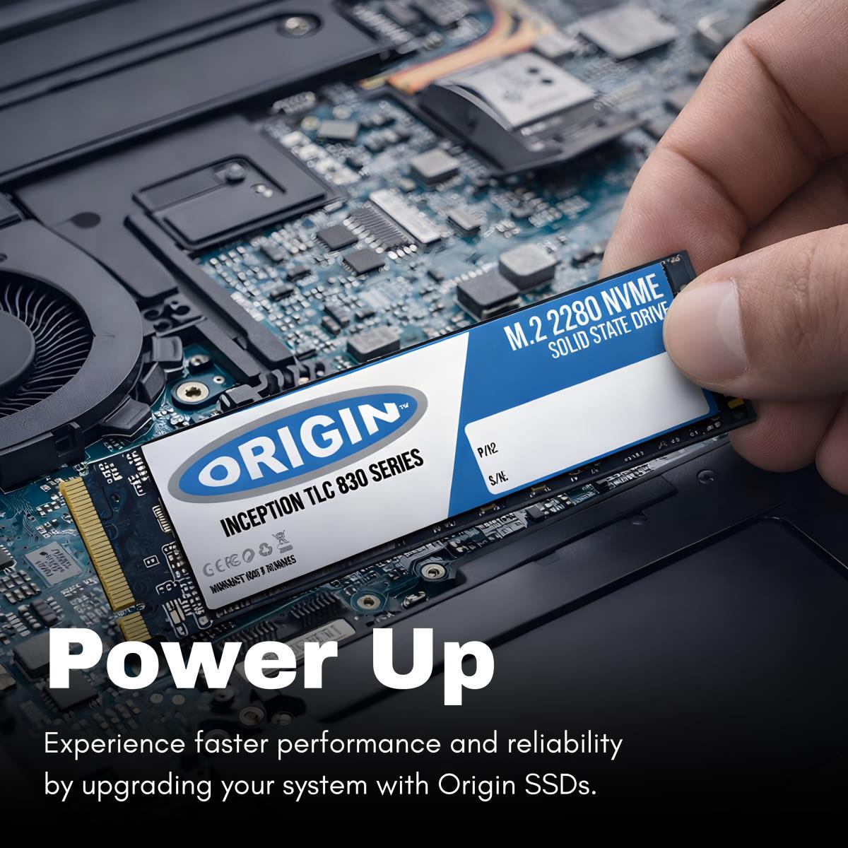 ORIGIN STORAGE SSD - Inception Tlc 830 Nvme - 512GB - Pci-e G3 - M.2 2280 3D Tlc 80mm