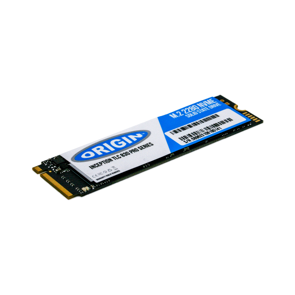ORIGIN STORAGE SSD - Inception Tlc 830 Nvme - 512GB - Pci-e G3 - M.2 2280 3D Tlc 80mm