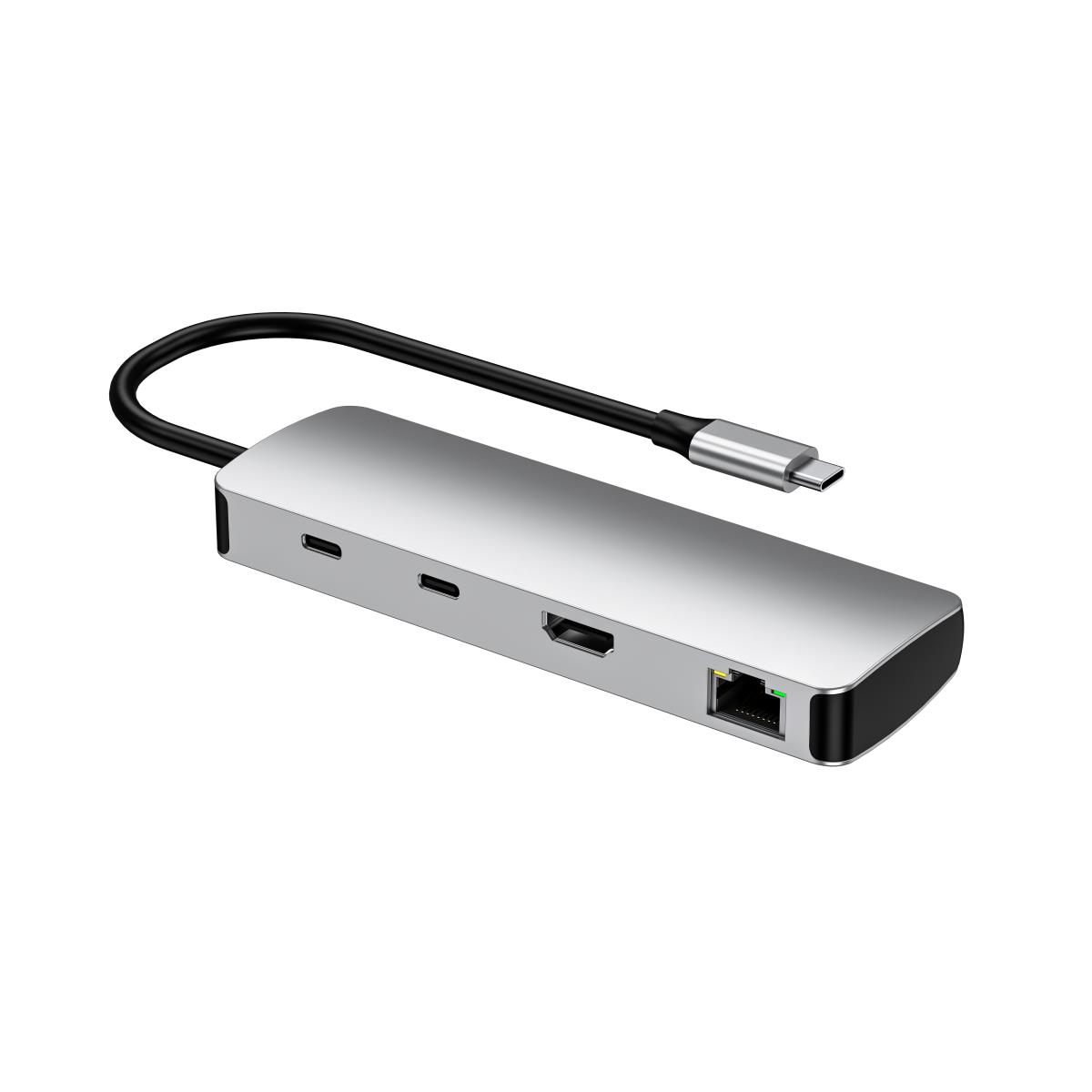ORIGIN STORAGE Travel Dock 9-in-1 - USB-c - 4k - Black