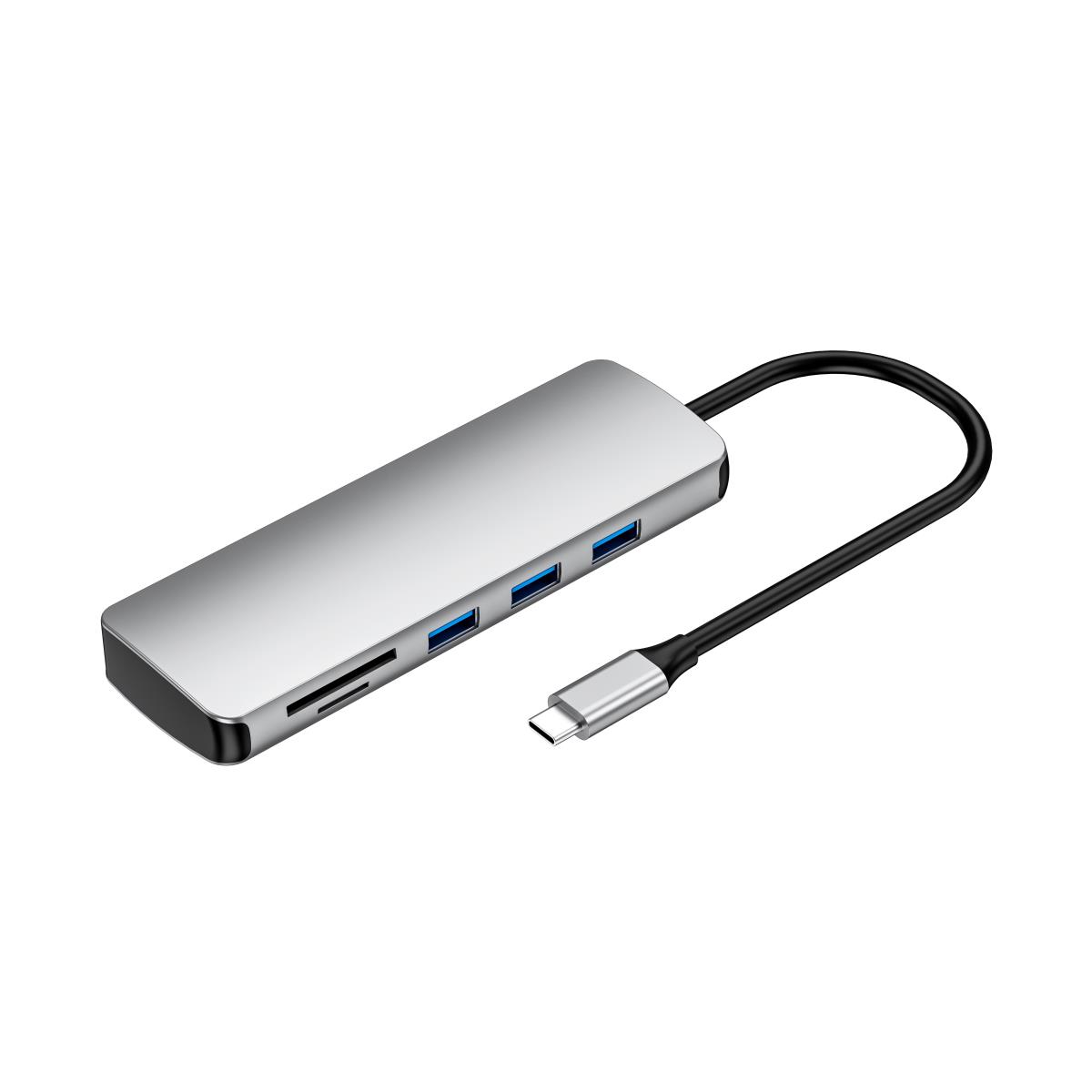 ORIGIN STORAGE Travel Dock 9-in-1 - USB-c - 4k - Black