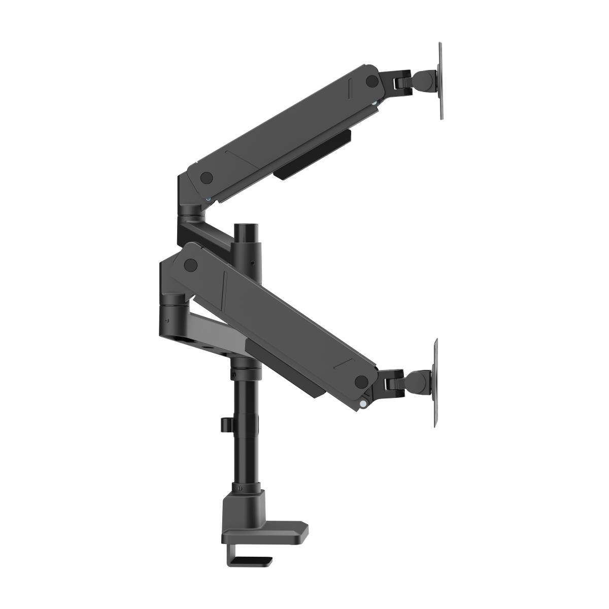 ORIGIN STORAGE Gas Spring Dual Monitor Arm With Vesa 75x75 And 100x100