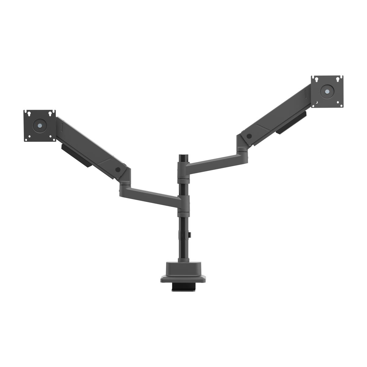 ORIGIN STORAGE Gas Spring Dual Monitor Arm With Vesa 75x75 And 100x100