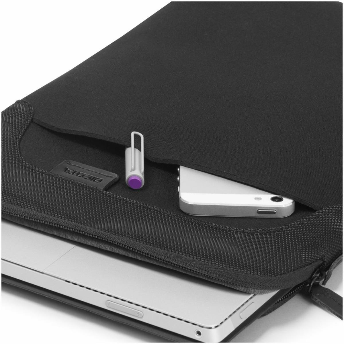 DICOTA Ultra Skin Pro - 13-13.3in Notebook Sleeve - Black / Neoprene