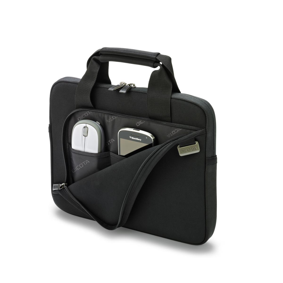 DICOTA Smart Skin - 13-13.3in Notebook Sleeve - Black / Neoprene