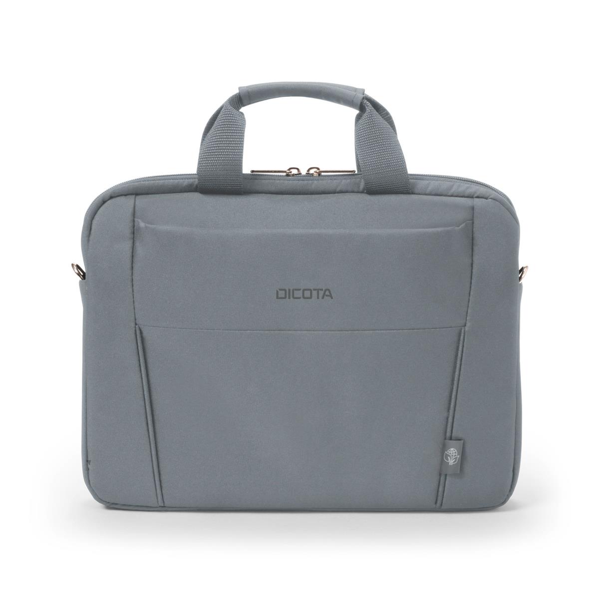 DICOTA Eco Slim Case Base - 11-12.5in Notebook Case - Grey / 300d Rpet Polyester