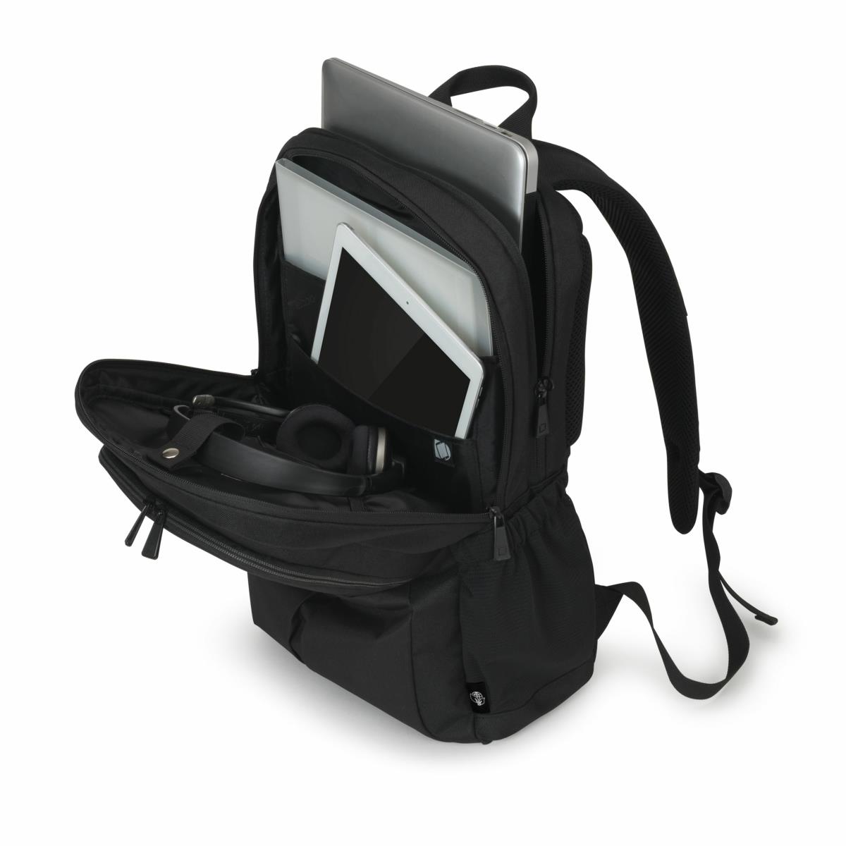 DICOTA Eco Scale -  15-17.3in Notebook Backpack - Black / 600d Recycled Pet (d31696-rpet)