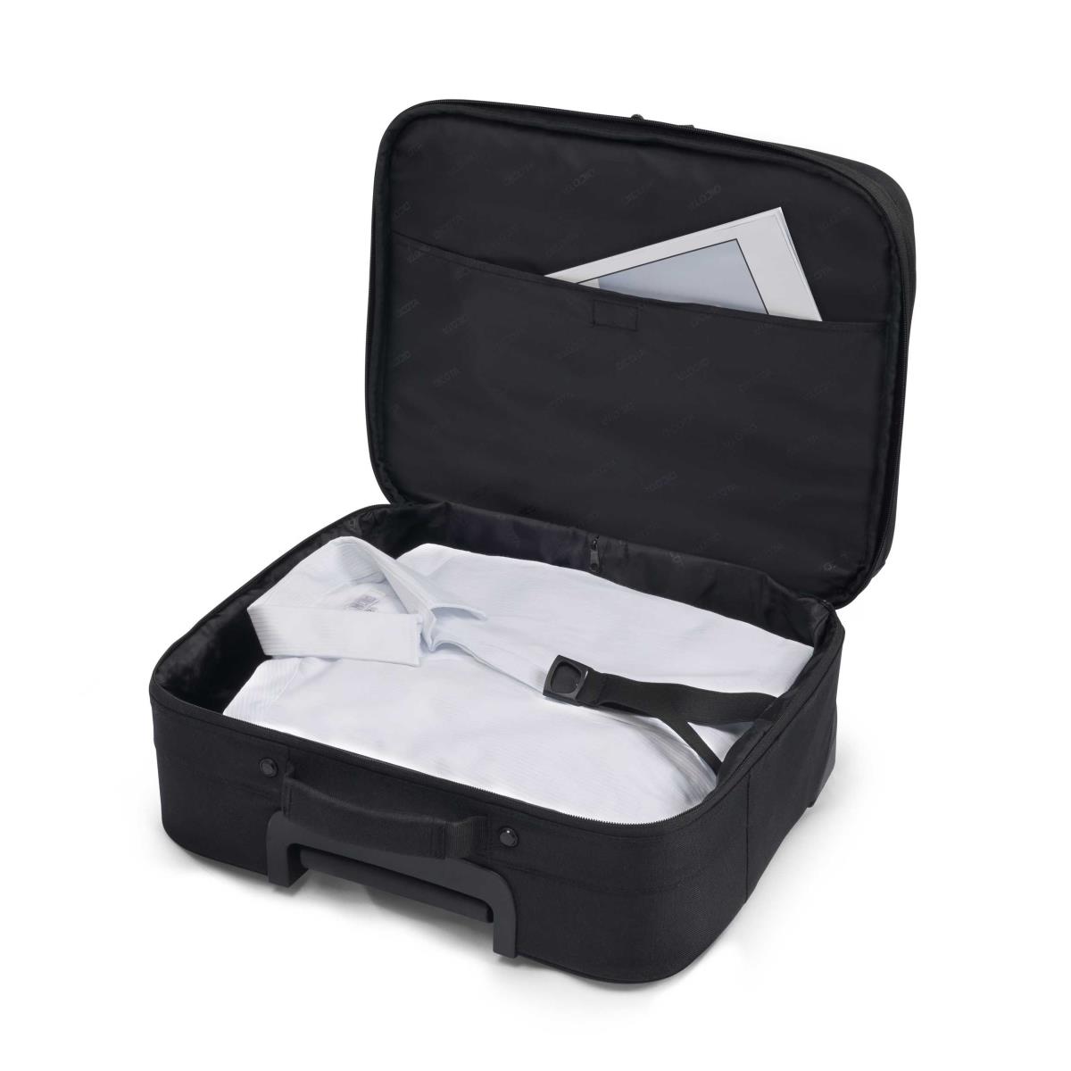 DICOTA Multi Roller Scale - 14-15.6in Notebook Case - Black / 600d Recycled Pet (d31441-rpet)