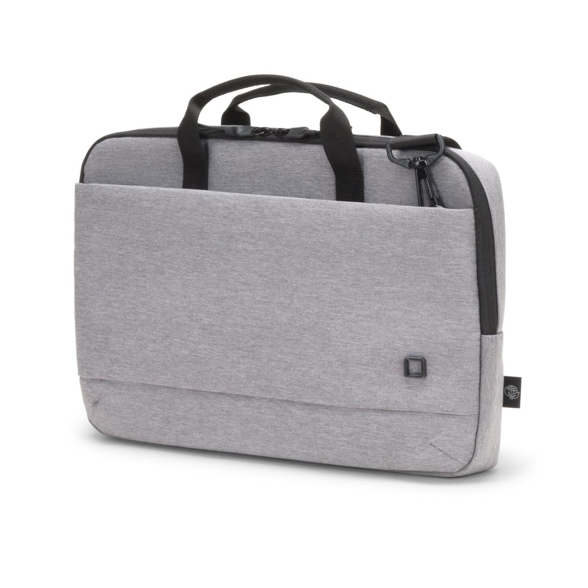 DICOTA Slim Eco Motion - 14-15.6in Notebook Case - Light Grey / 600d Rpe Polyester
