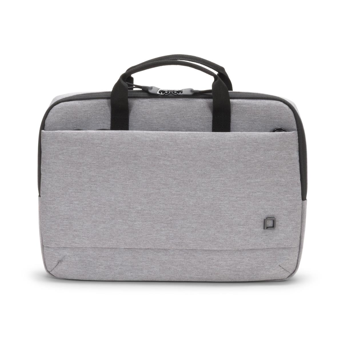 DICOTA Slim Eco Motion - 14-15.6in Notebook Case - Light Grey / 600d Rpe Polyester