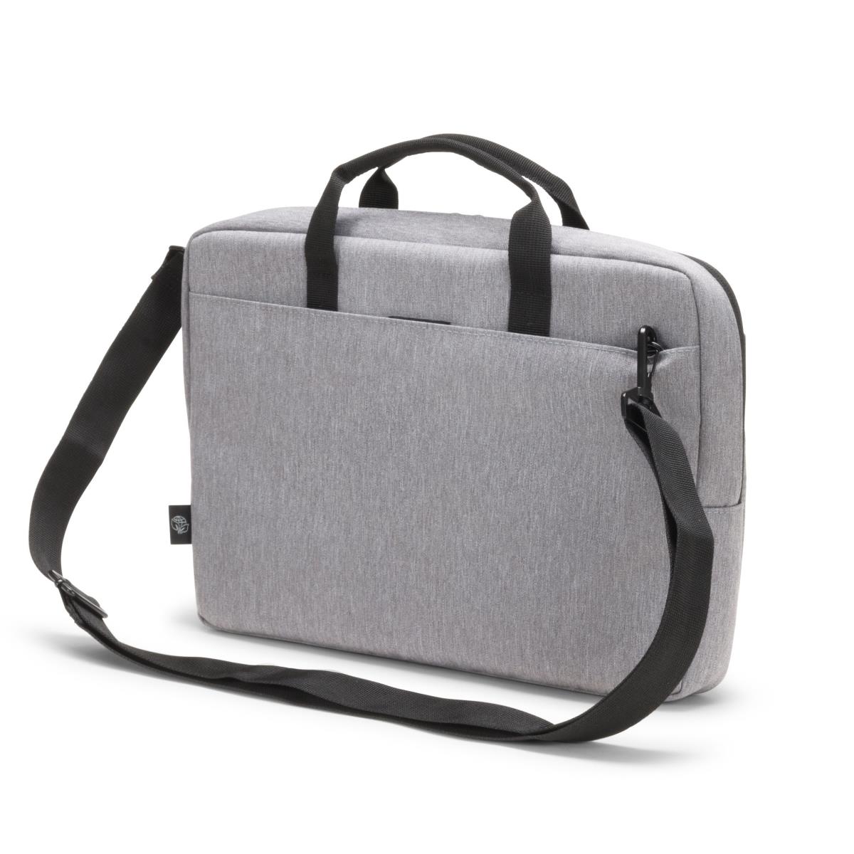 DICOTA Slim Eco Motion - 14-15.6in Notebook Case - Light Grey / 600d Rpe Polyester