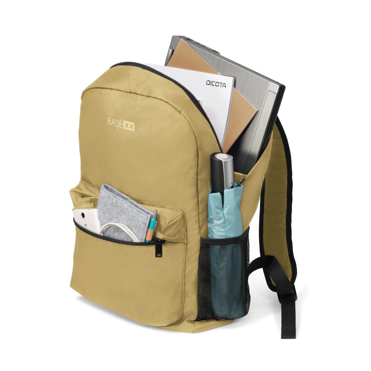 DICOTA Base Xx B2 - 13-15.6in Notebook Carrying Case Backpack - Camel Brown