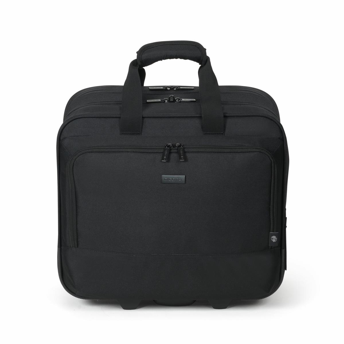 DICOTA Roller Eco Top Traveller Base - 13-16in Notebook Case - Black - 600d Recycled Pet