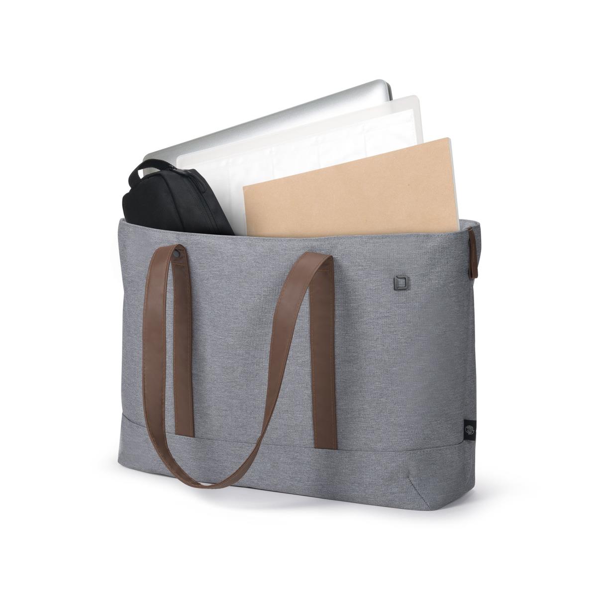 DICOTA Shopper Bag Eco Motion - 13-14.1in Notebook Carrying Case - Grey / 600d Rpet Polyester