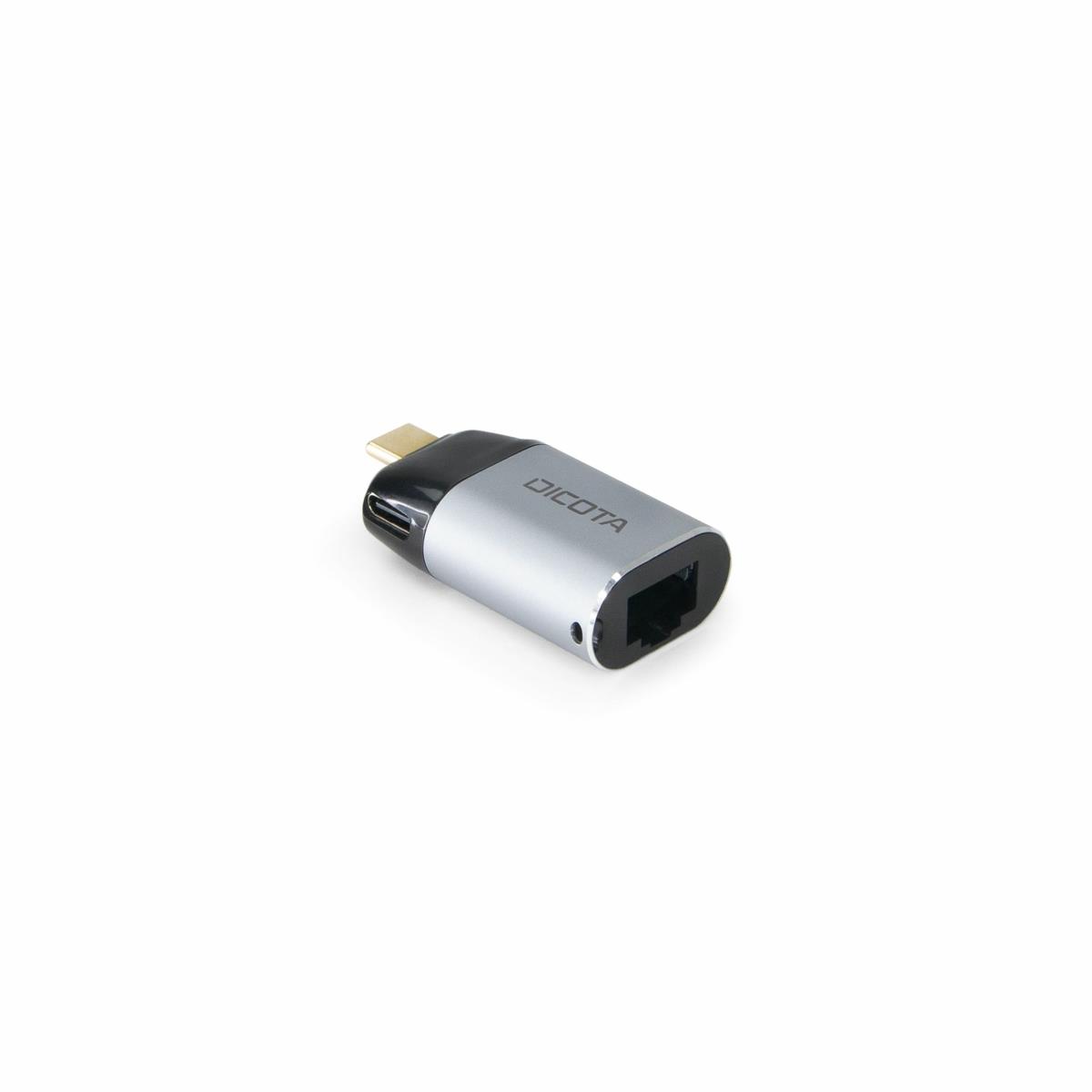 DICOTA USB-c To Ethernet Mini Adapter With Pd (100w)