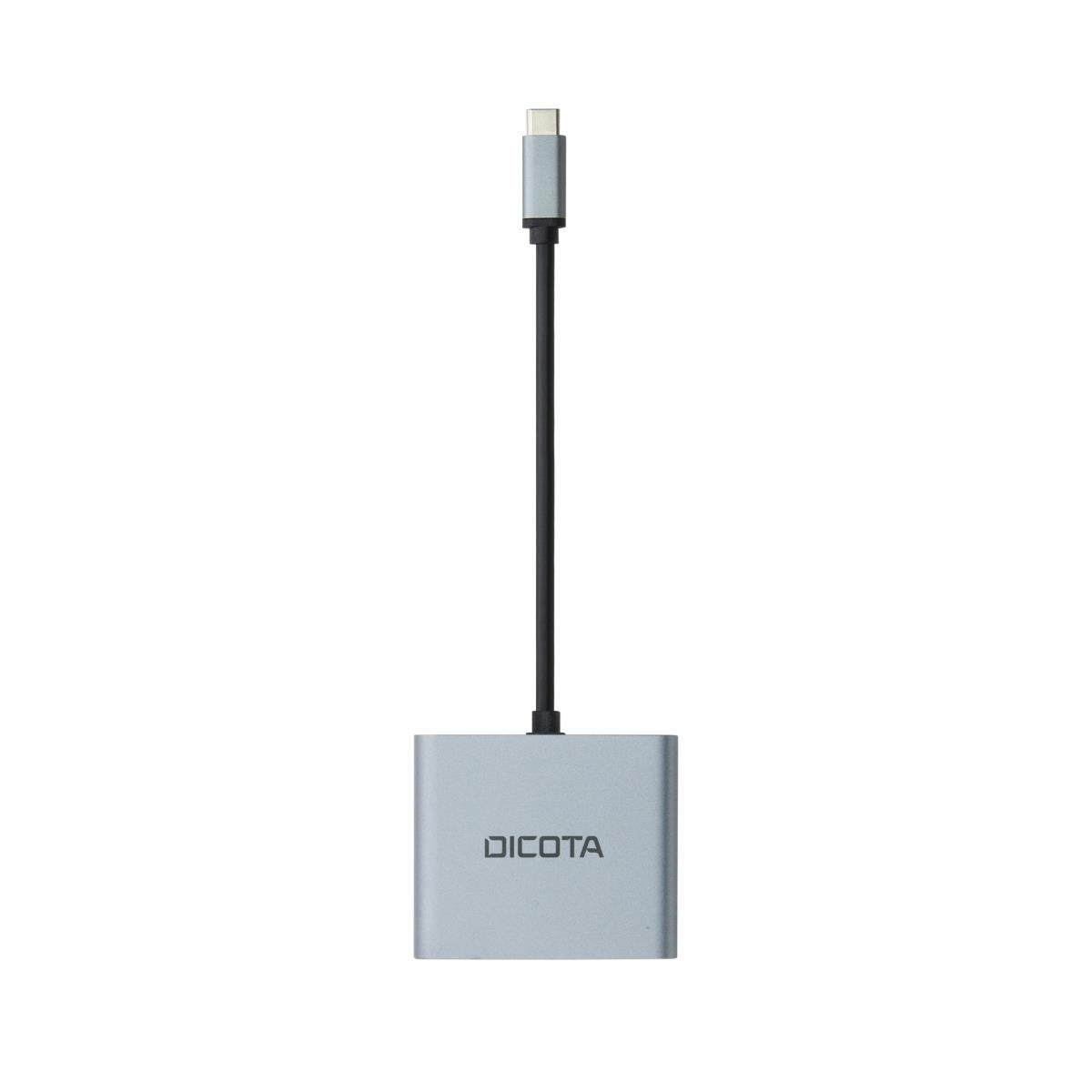 DICOTA USB-c Portable 4-in-1 Mini Docking Station 4k Hdmi Pd 100w