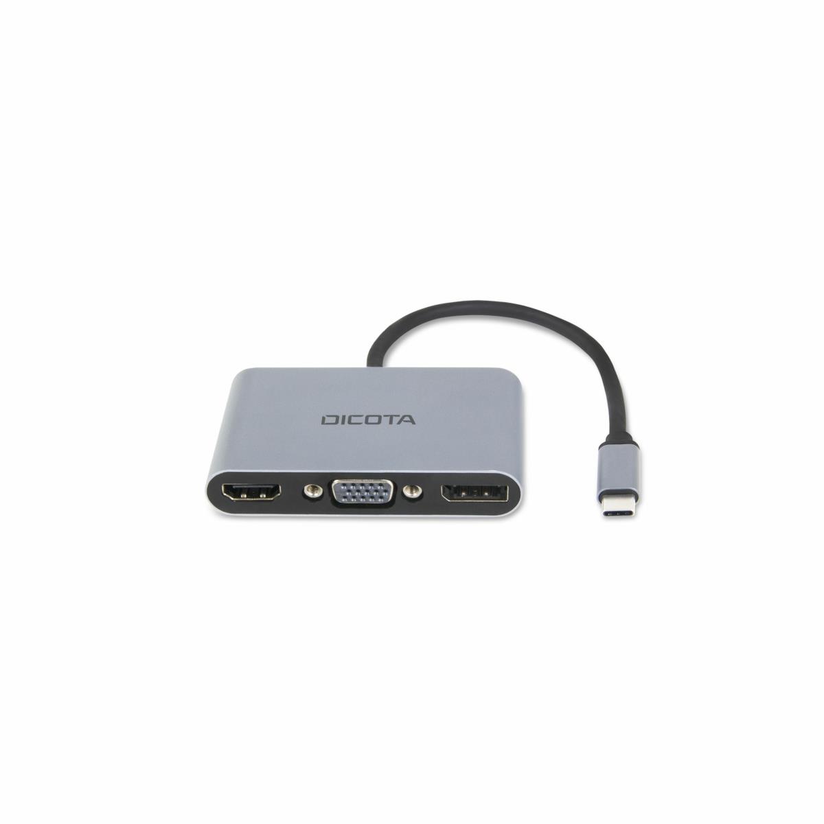 DICOTA USB-c Portable 5-in-1 Mini Docking Station 4k Hdmi Dp Pd 100w