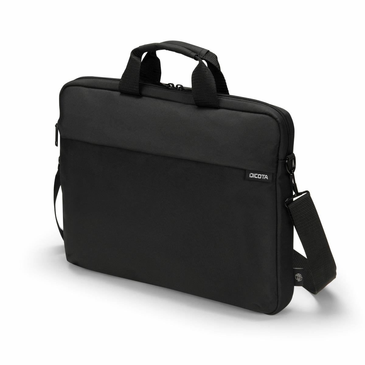 DICOTA Slim Case One - 13-14.1in Notebook Case - Black / 300d Recycled Pet Polyester