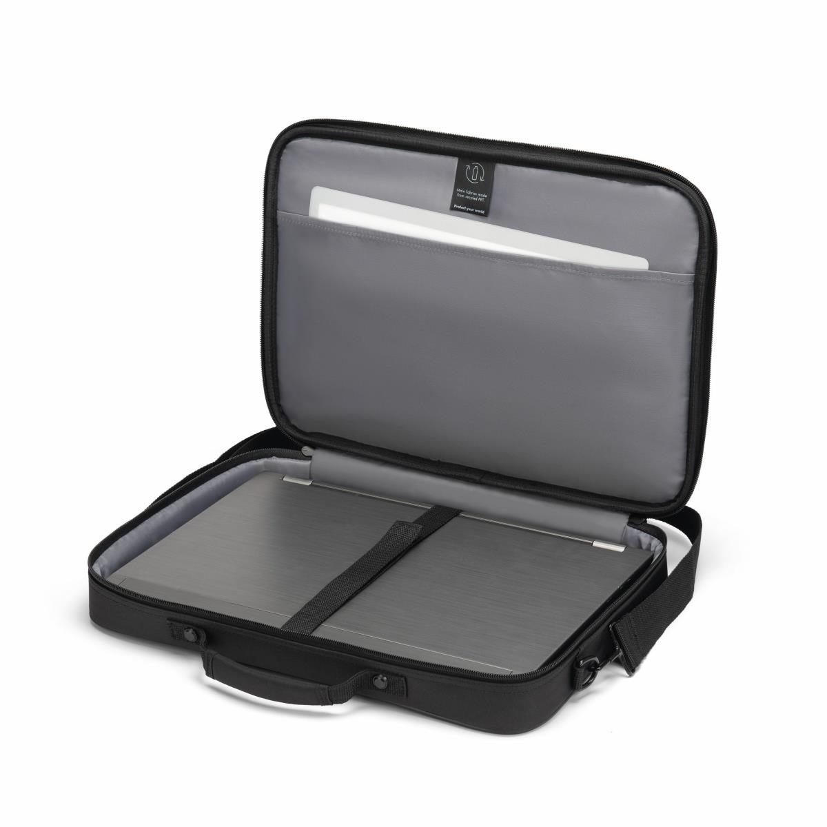DICOTA Multi One - 13-14.1in Notebook Case - Black / 300d Recycled Pet Polyester