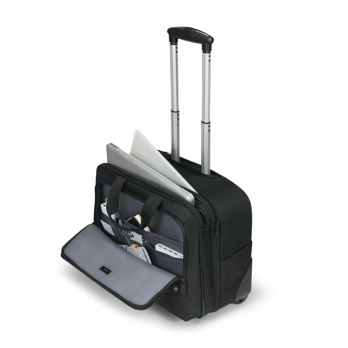 DICOTA Roller Multi Eco Base - 15-17.3in Notebook Backpack - Black / 600d Recycled Pet Polyester