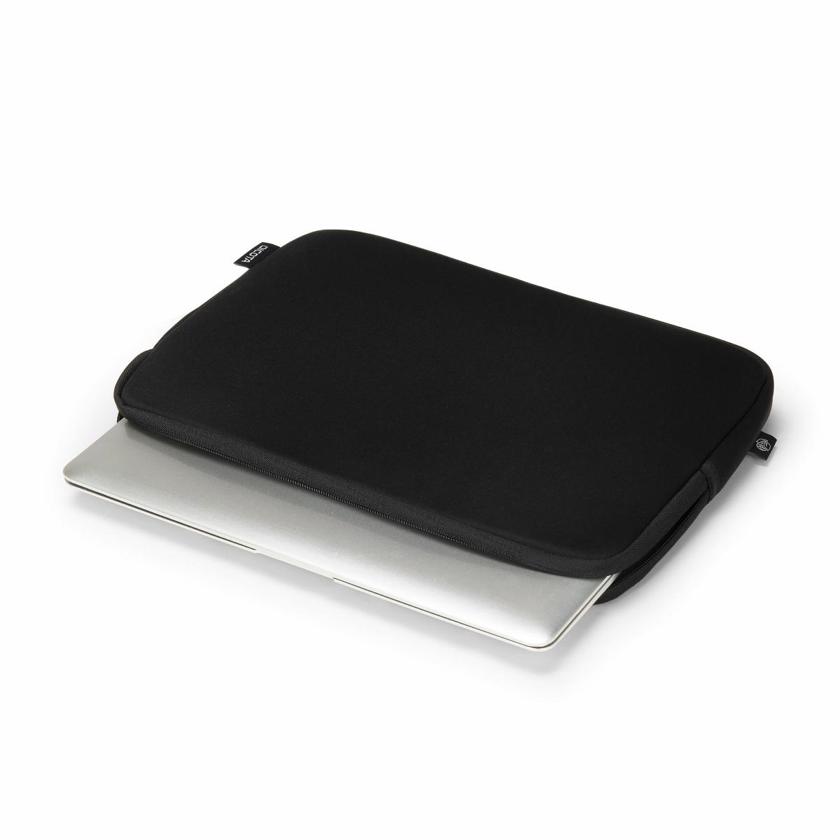 DICOTA Sleeve One - 14-14.1in Notebook Sleeve - Black / Recycled Jersey Fabric