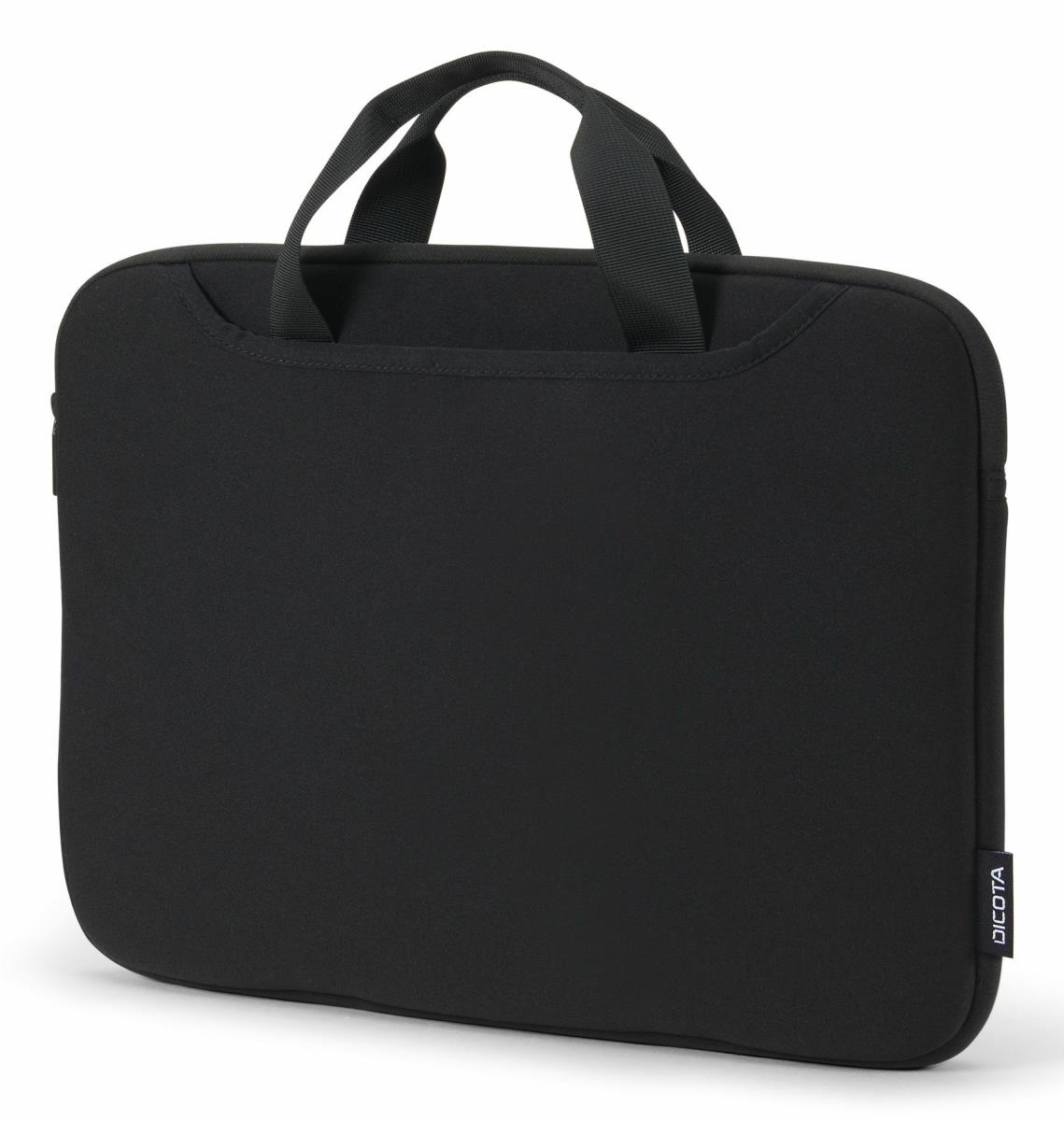DICOTA Smart Sleeve One - 15-16in Notebook Sleeve - Black / Recycled Jersey Fabric