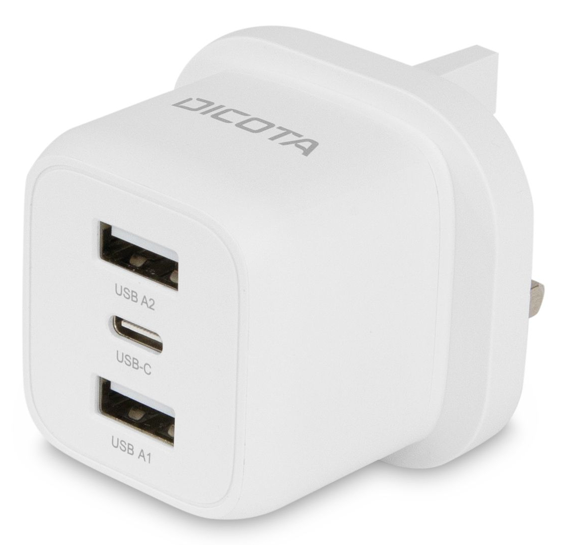 DICOTA Compact Laptop Gan Charger (32w) Uk