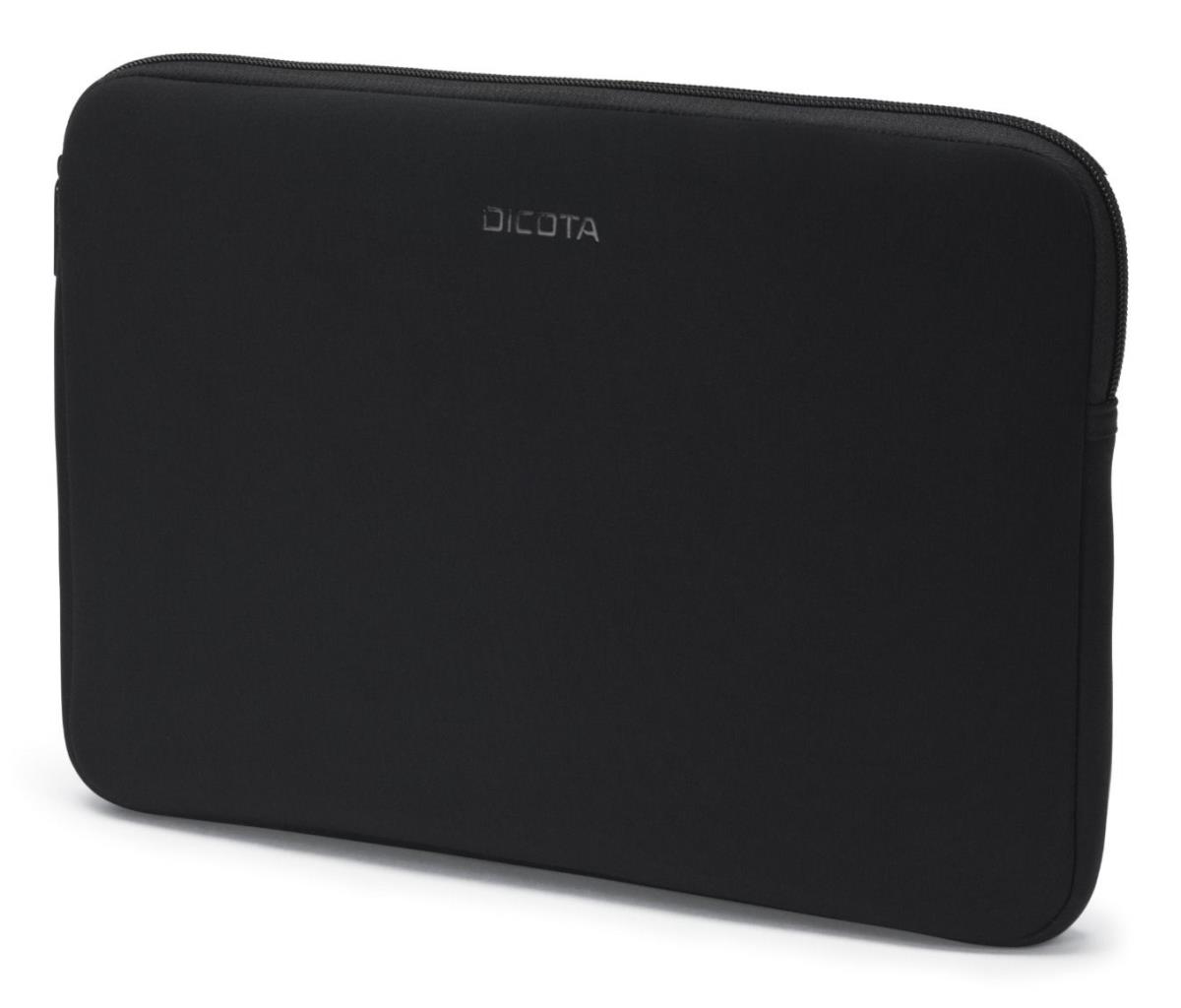 DICOTA Perfect Skin - 15-15.6in Notebook Sleeve - Black / Synthetic Neoprene With Recycled Surface Fabric