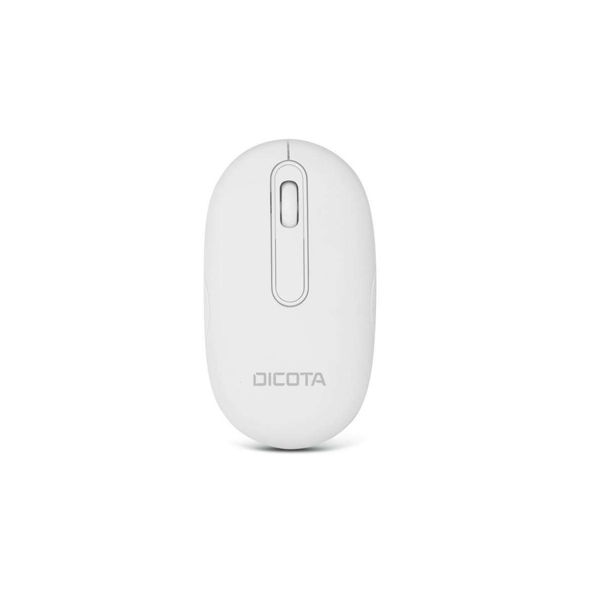 DICOTA Wireless Mouse Bluetooth 2.4g White