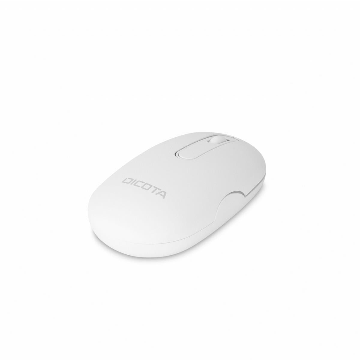 DICOTA Wireless Mouse Bluetooth 2.4g White