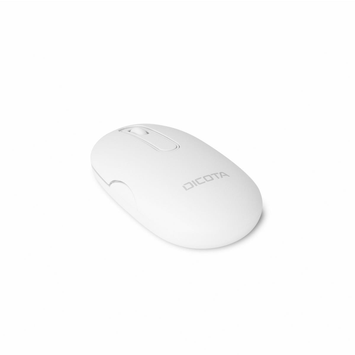 DICOTA Wireless Mouse Bluetooth 2.4g White