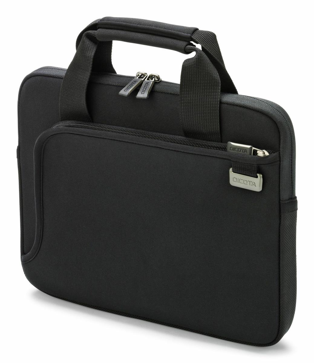 DICOTA Smart Skin - 12-12.5in Notebook Sleeve - Black / Neoprene With 100% Recycled Surface Fabric