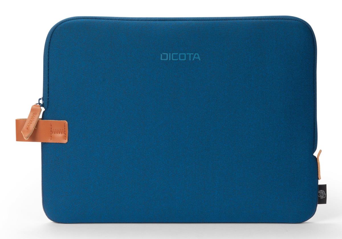 DICOTA Skin Urban- 16in MacBook Sleeve - Navy Blue / Recycled Polyester Neoprene Fabric