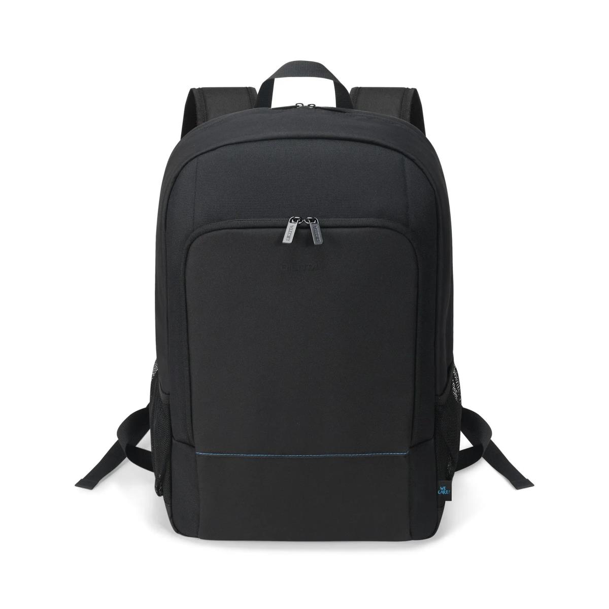 DICOTA Backpack Two - 13-14in Notebook Backpack - Black / 300d Recycled Pet Polyester