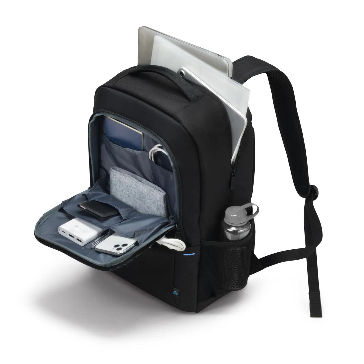 DICOTA Backpack Plus Two - 14-16in Notebook Backpack - Black / 600d Rpet Polyester