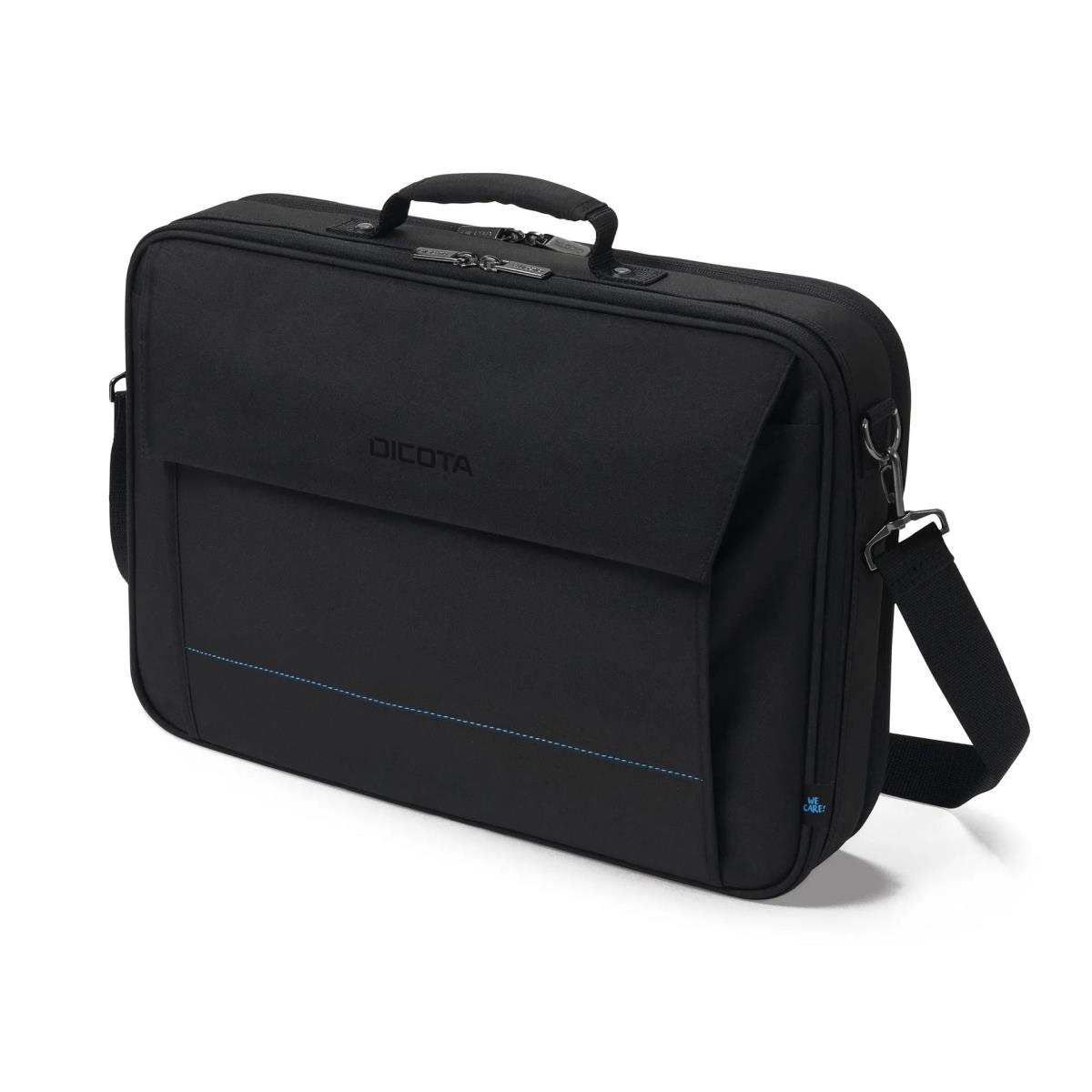 DICOTA Multi Plus Two - 14-16in Notebook Case - Black / 300d Recycled Pet Polyester