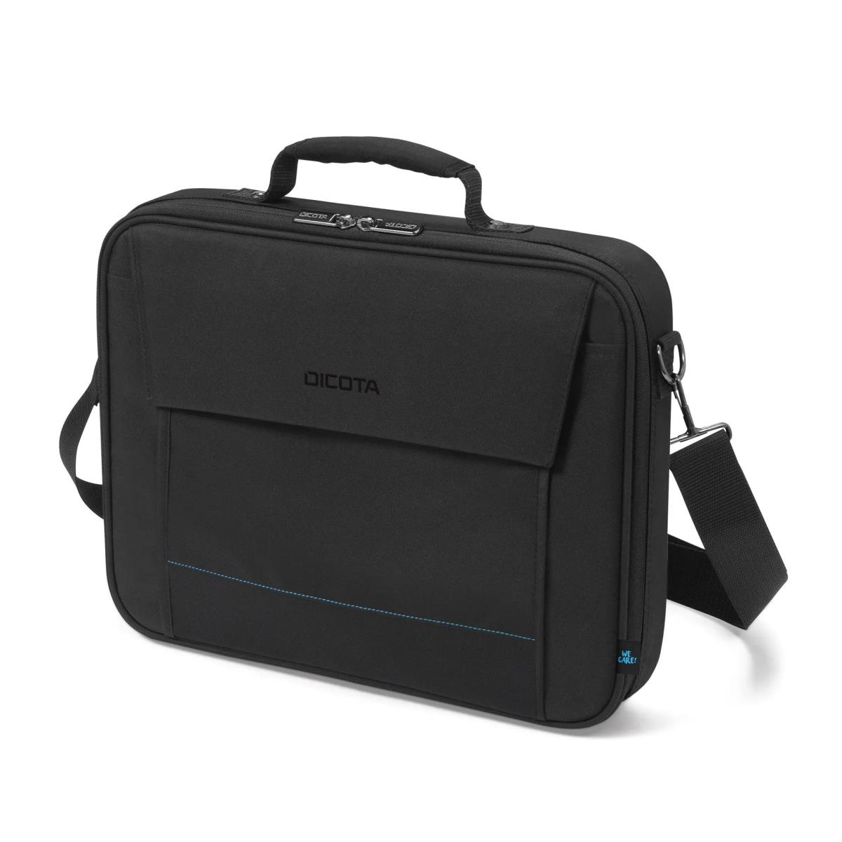 DICOTA Multi Two - 13-14in Notebook Case - Black / 300d Recycled Pet Polyester