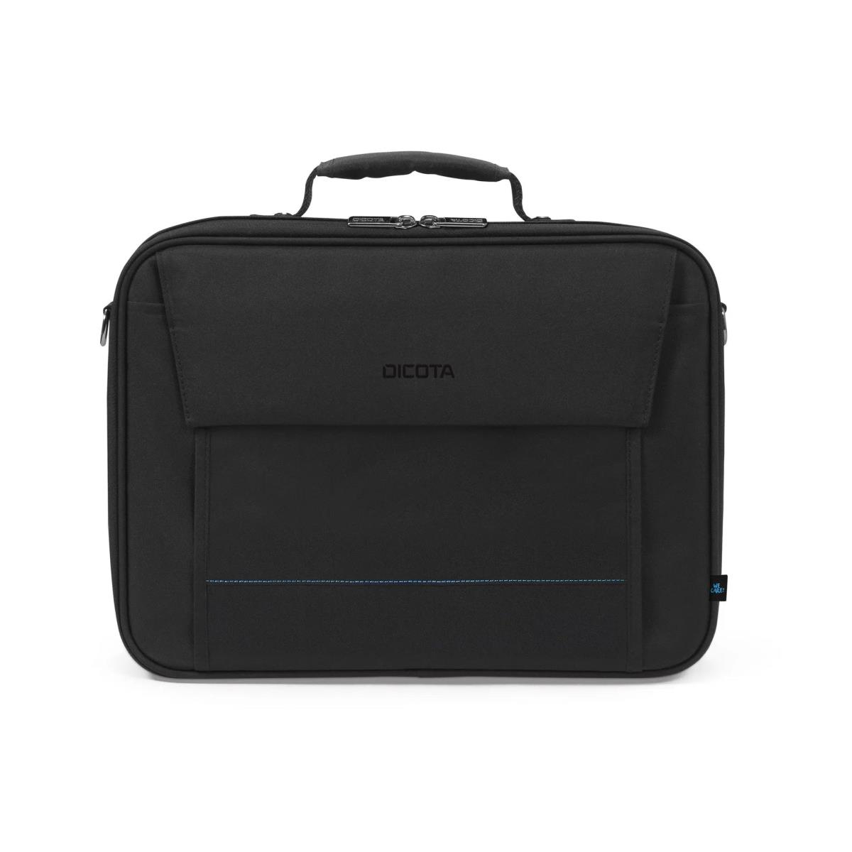 DICOTA Multi Two - 13-14in Notebook Case - Black / 300d Recycled Pet Polyester