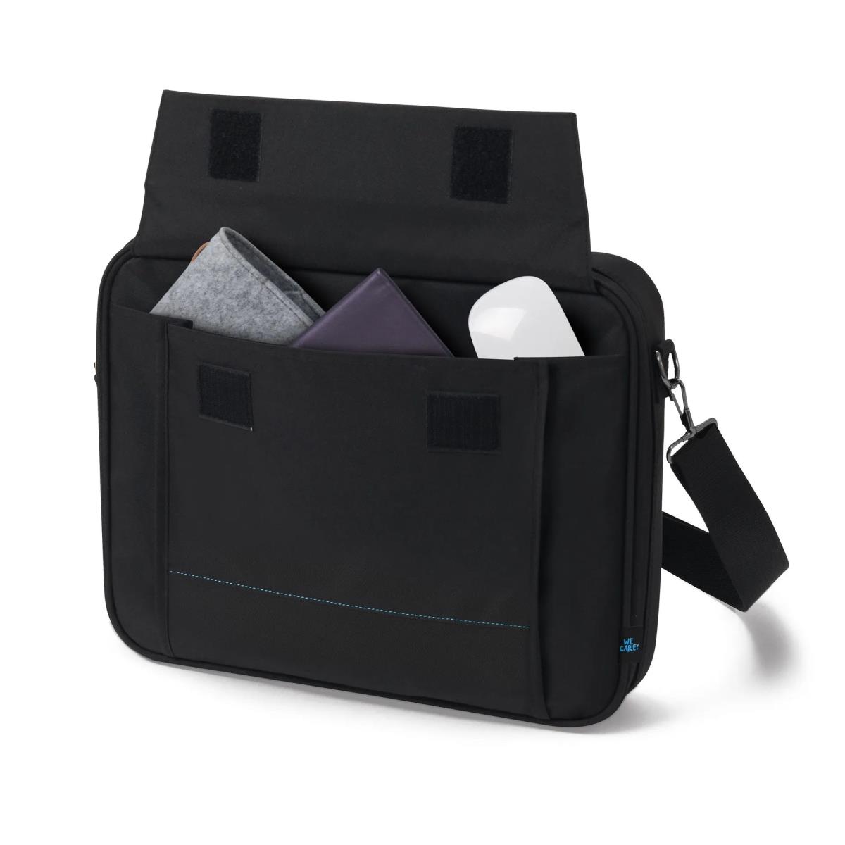 DICOTA Multi Two - 13-14in Notebook Case - Black / 300d Recycled Pet Polyester