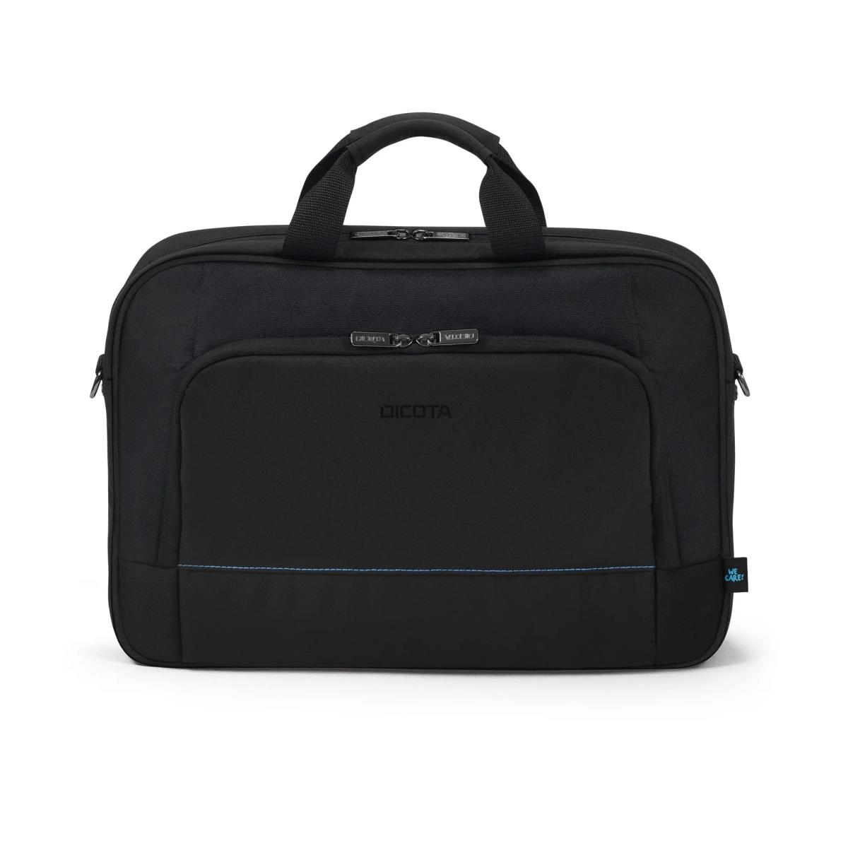 DICOTA Top Traveller Two - 13-14in Notebook Case - Black / 300d Recycled Pet Polyester
