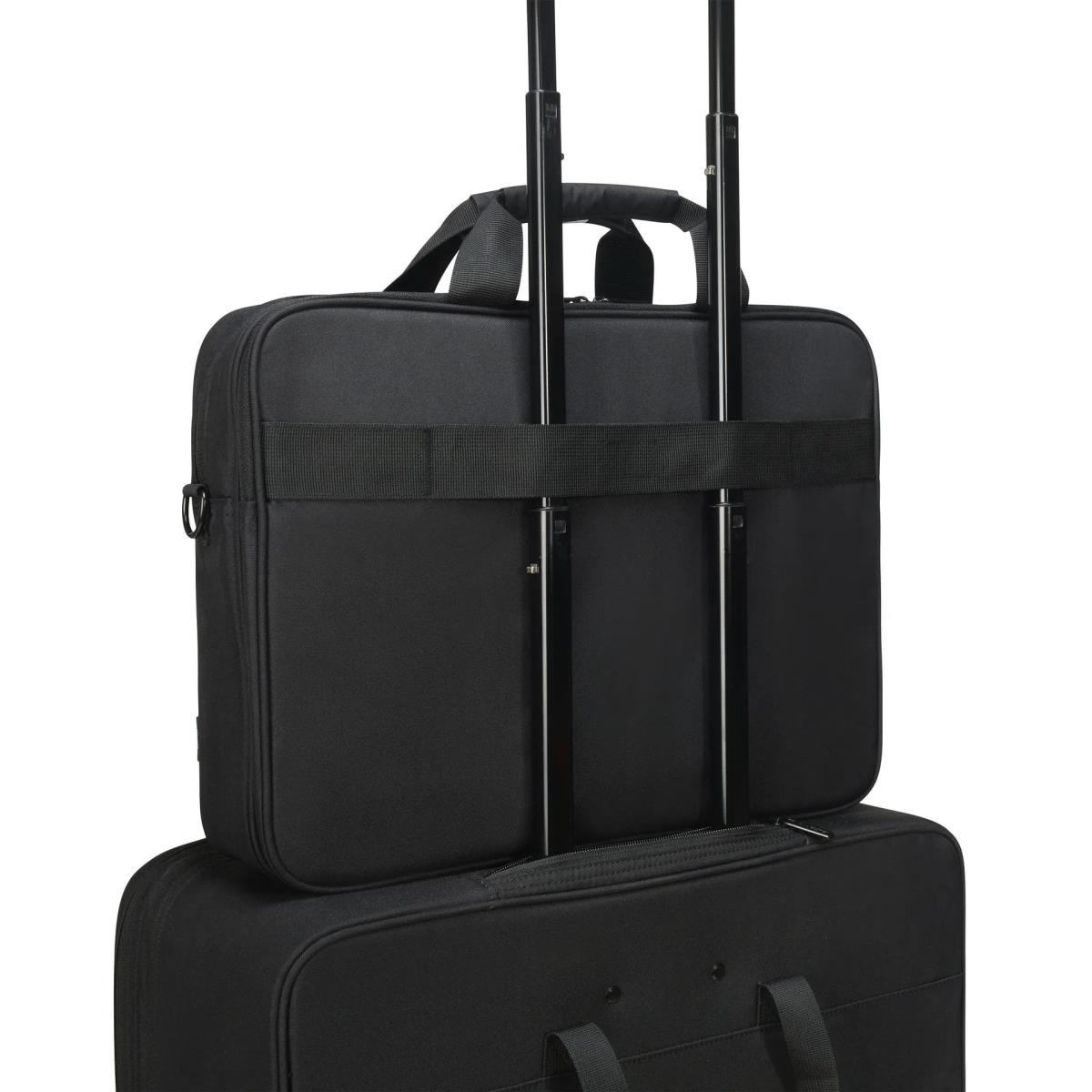 DICOTA Top Traveller Two - 13-14in Notebook Case - Black / 300d Recycled Pet Polyester